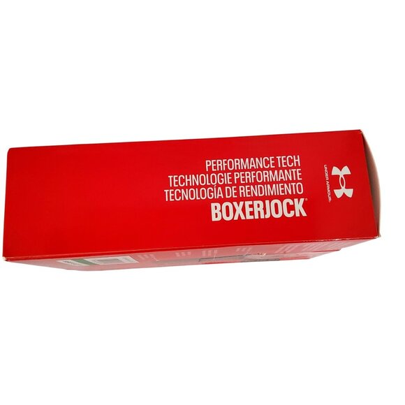 Under Armour Performance Tech Boxerjock 6 Inch Breathable Mesh Boxer Briefs S. L - Picture 4 of 5